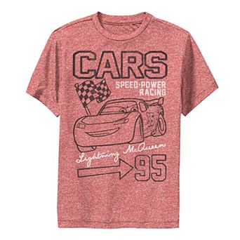 Boys 8-20 Disney Pixar Cars McQueen Speed Power Racing 95 Premium Tee