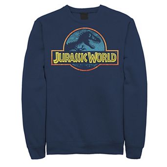 Men's Jurassic World Classic Logo Bright Tech Sweashirt