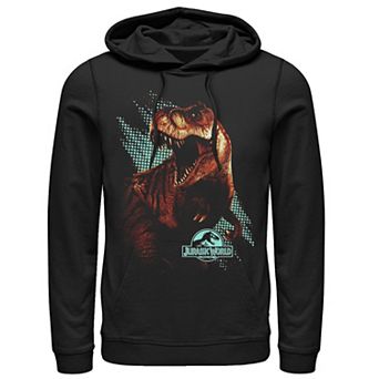 Men's Jurassic World Red Evolved Predator T-Rex Hoodie