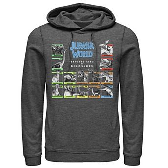 Men's Jurassic World Periodic Table of Dinosaurs Hoodie
