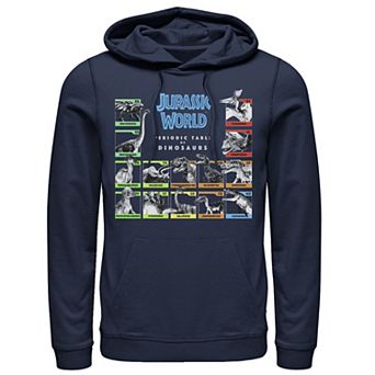 Men's Jurassic World Periodic Table of Dinosaurs Hoodie