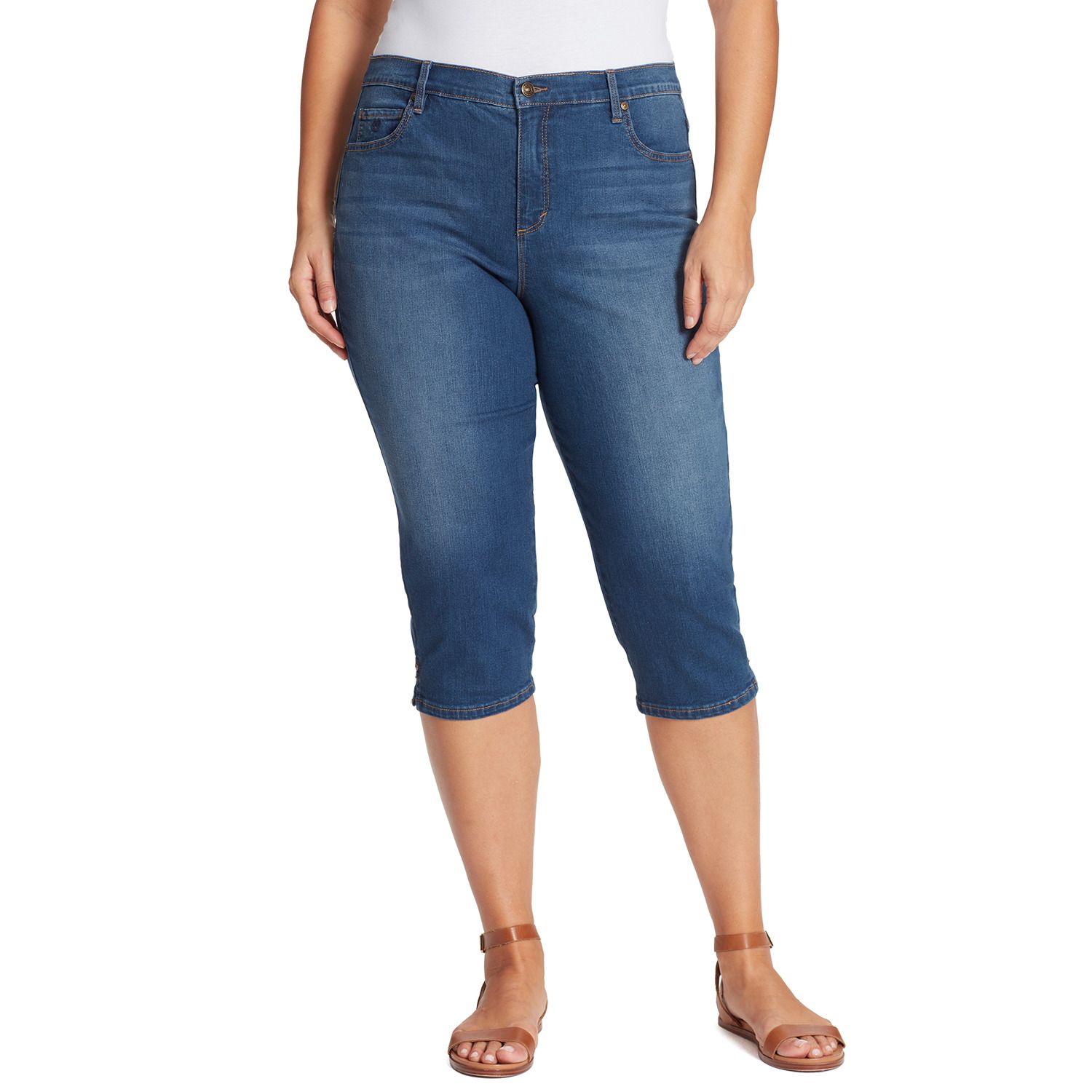 gloria vanderbilt capri jeans plus size