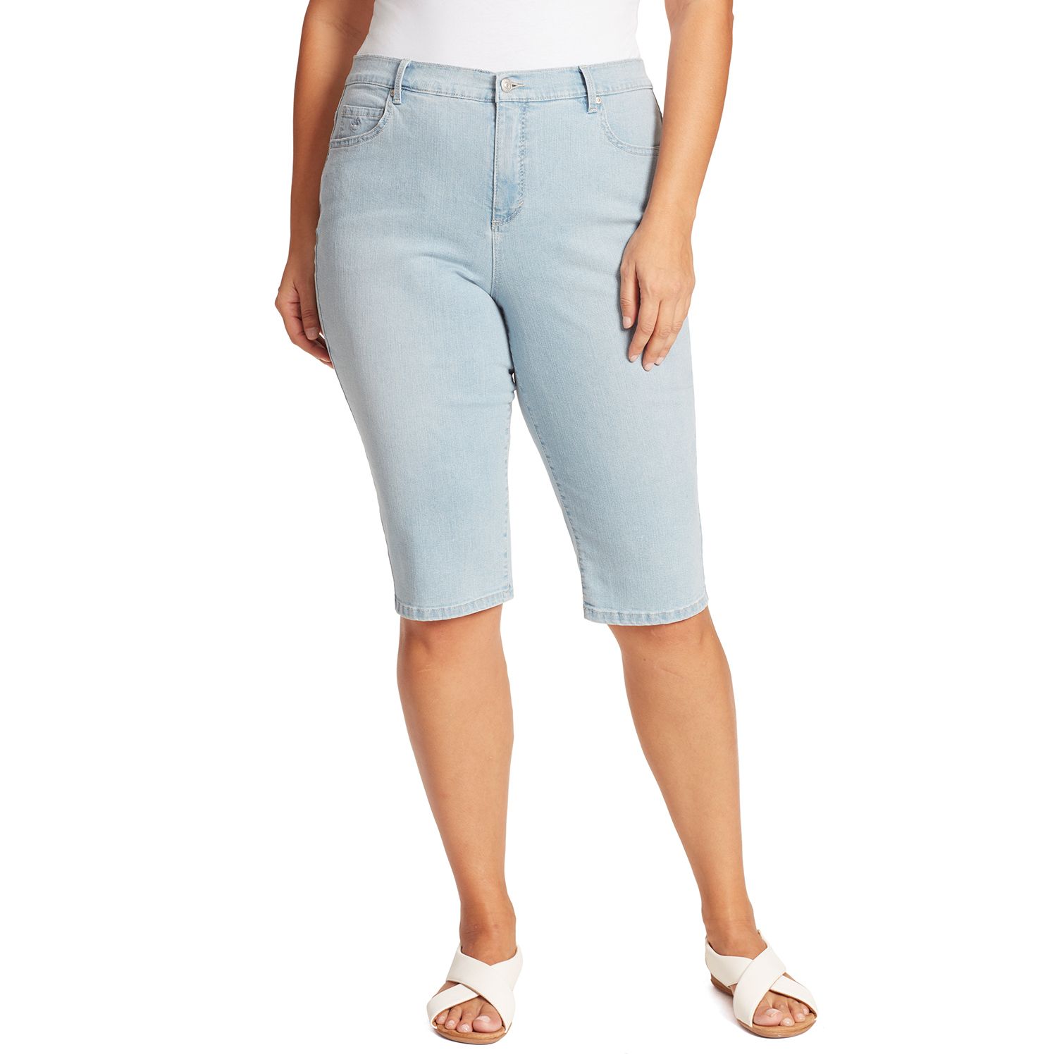 gloria vanderbilt avery capris plus size
