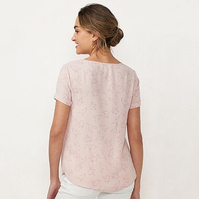 Women's LC Lauren Conrad Woven Tee