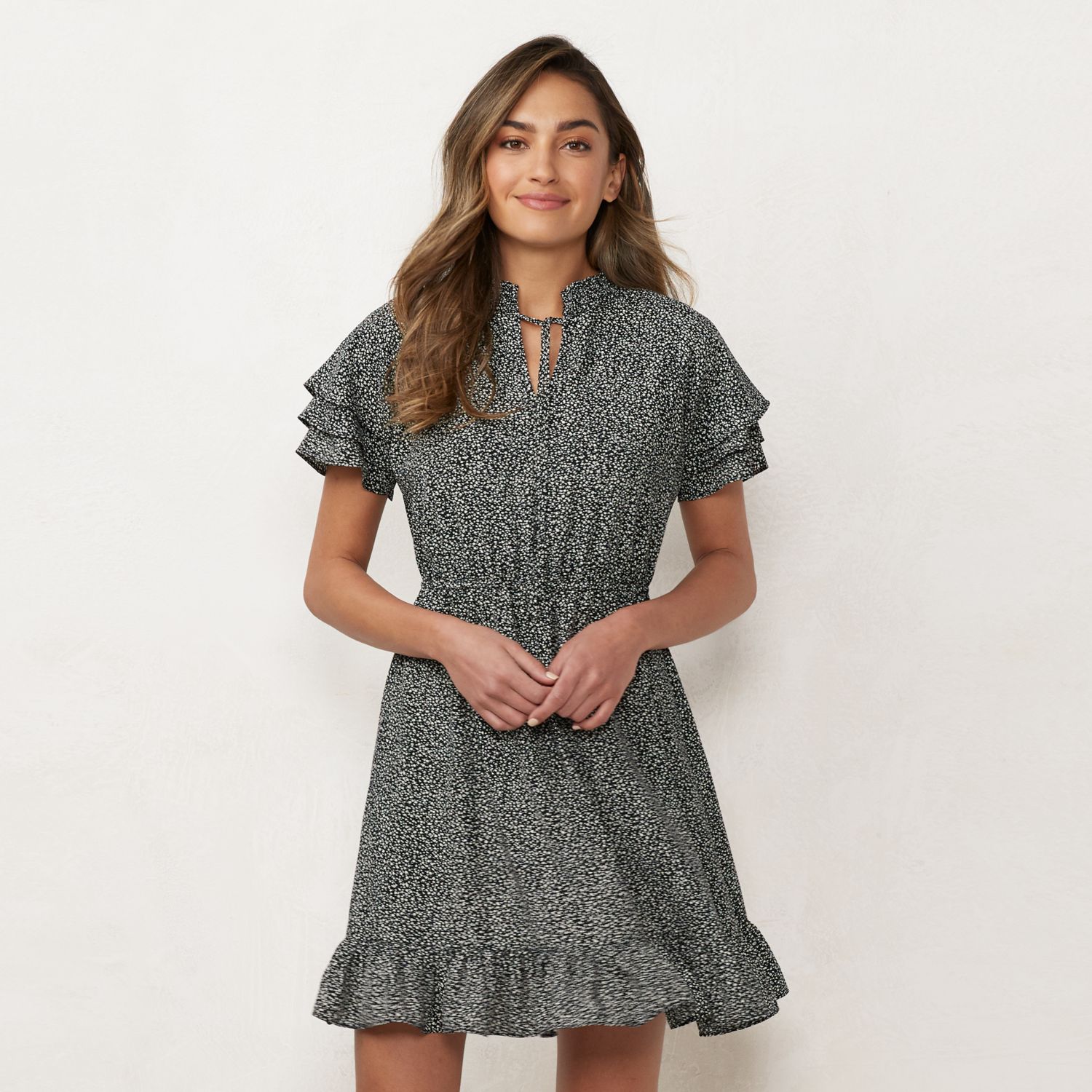 lauren conrad fit and flare dress