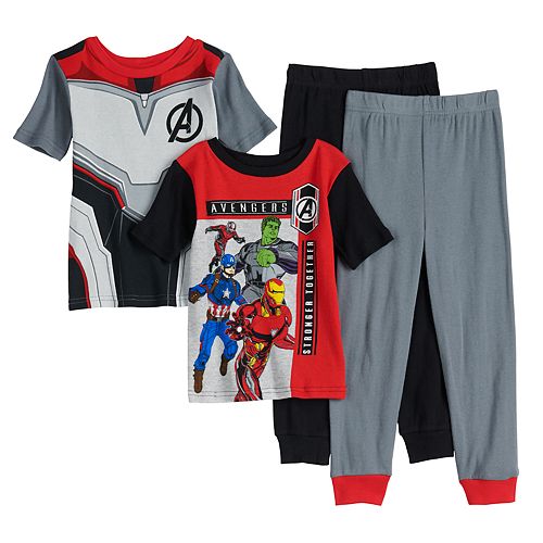 Boys 4 10 Marvel S Avengers Strong 4 Piece Pajama Set