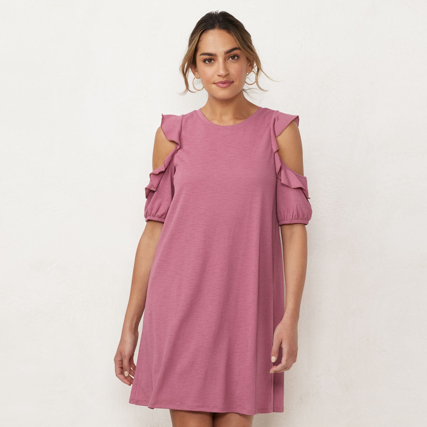 lauren conrad cold shoulder dress