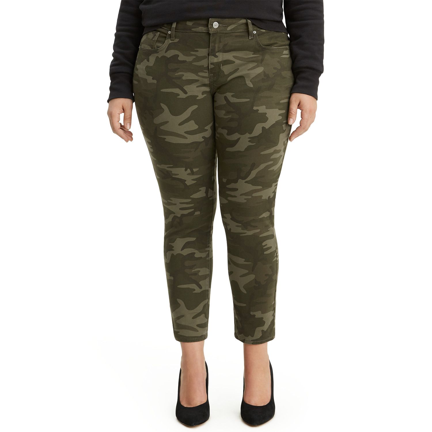 levi capri jeans plus size
