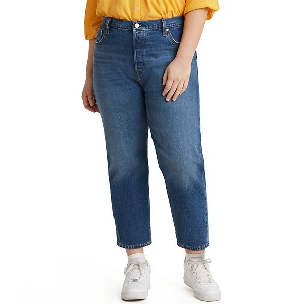 Plus Size Levis 501 Original Cropped Jeans