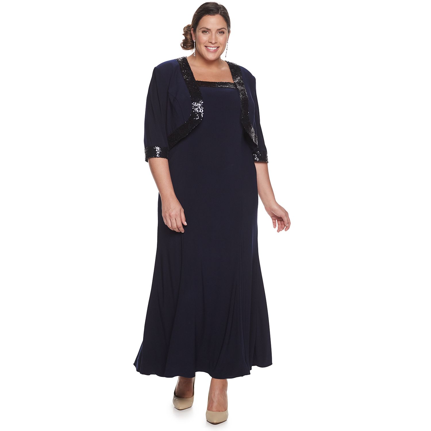 kohl's mother of the bride dresses plus size