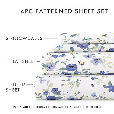 Home Collection Floral Printed Sheet Set