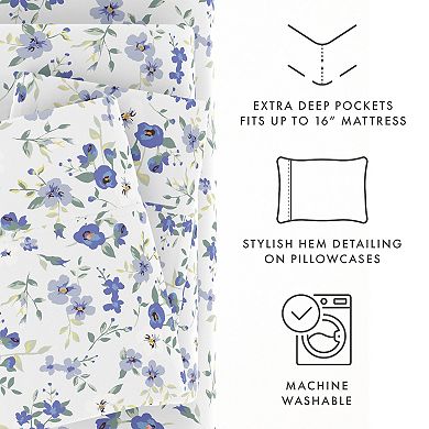 Home Collection Floral Printed Sheet Set