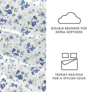 Home Collection Floral Printed Sheet Set