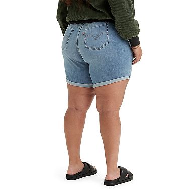 Plus Size Levi's® Mid-Length Jean Shorts