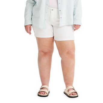 Plus Size Levi's® Mid-Length Jean Shorts