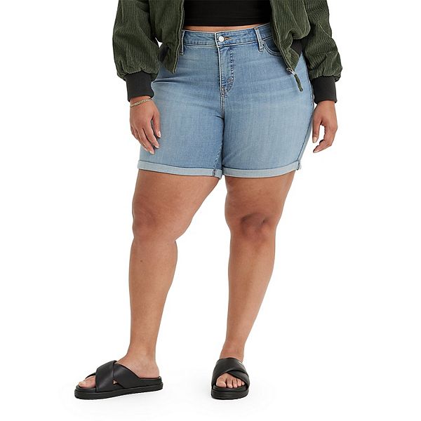 Plus Size Levi's® Mid-Length Jean Shorts