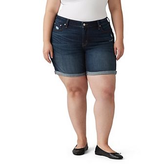 Plus Size Levi's® Mid-Length Jean Shorts