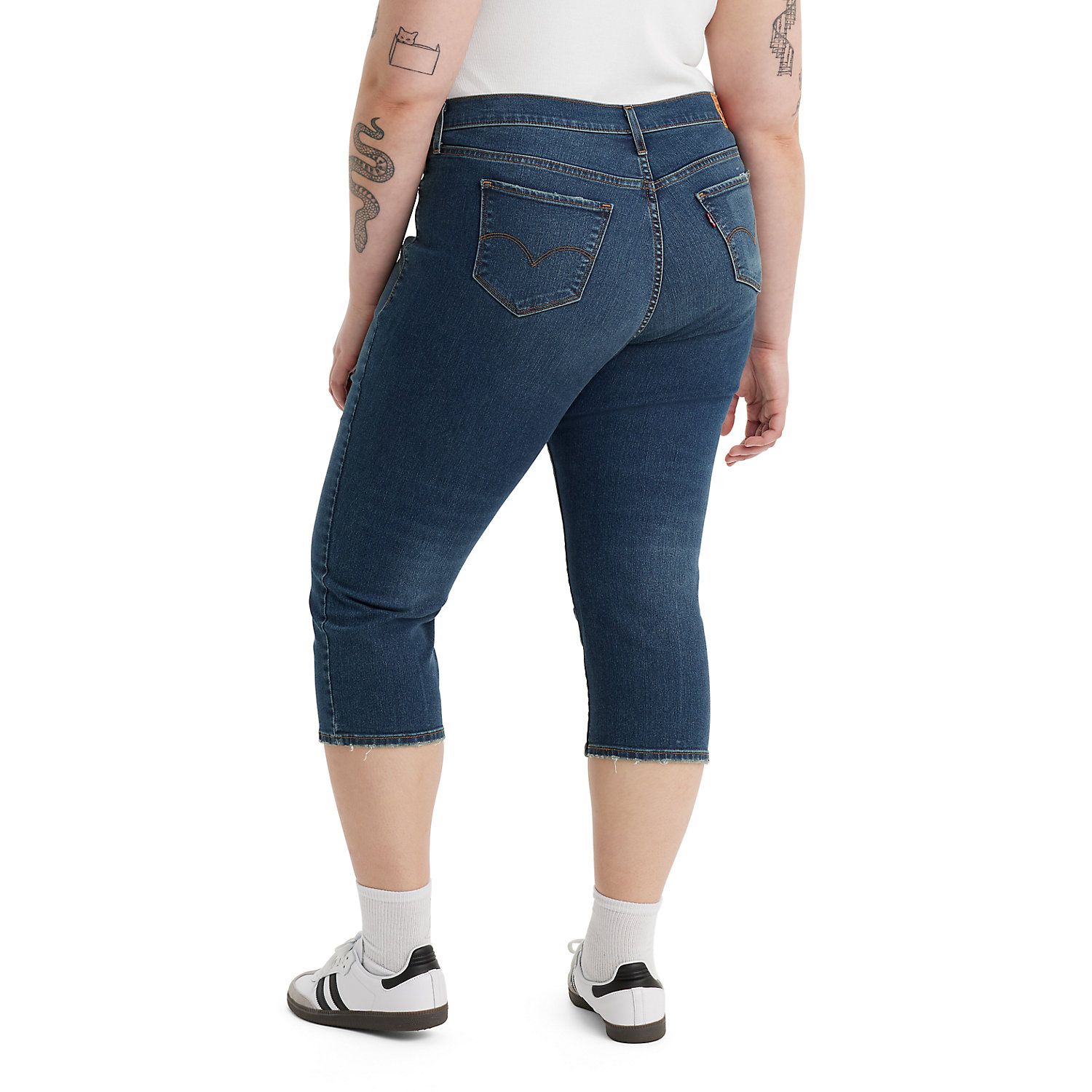 automat Mount Bank jubilæum Plus Size Denim Capris | Kohl's