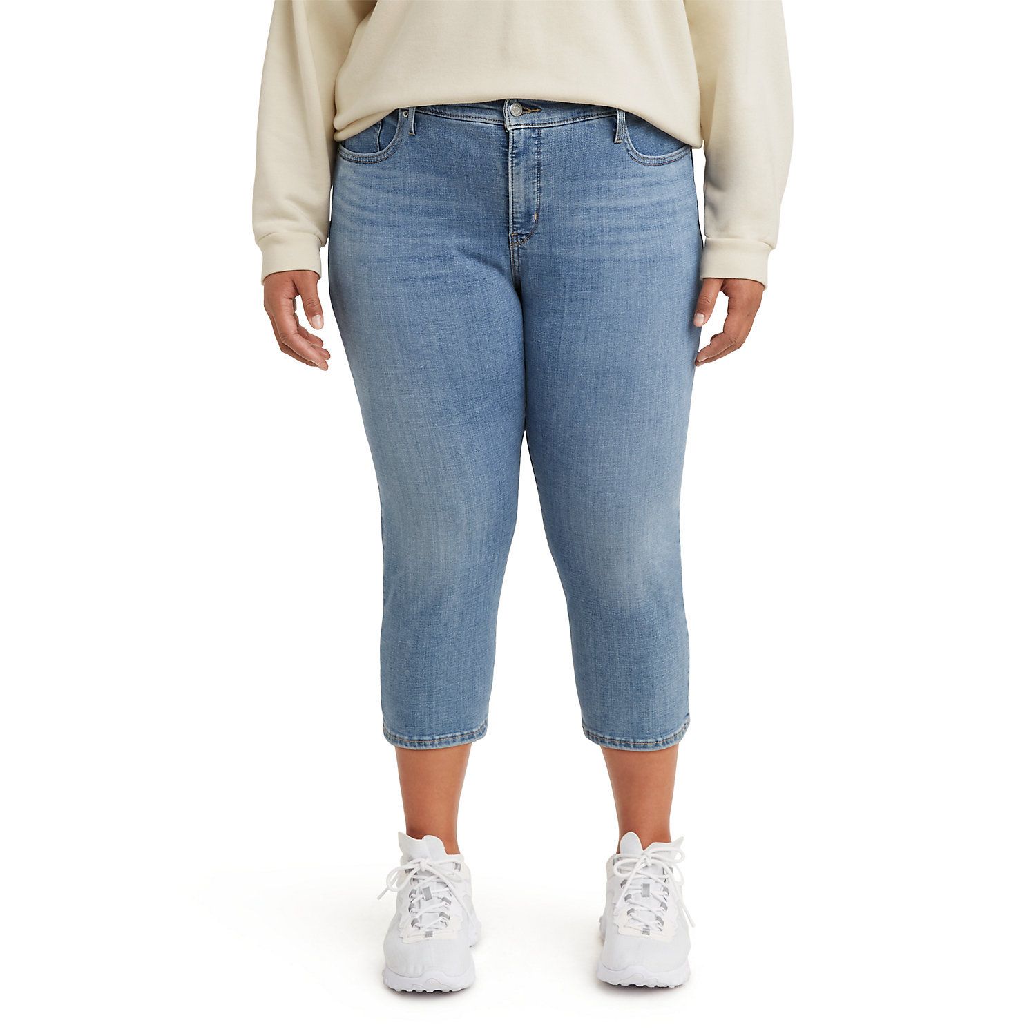 Women's Modern Pull-On Capri Jeans 
