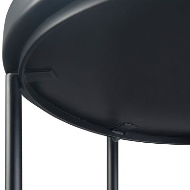 Simpli Home Monet Metal End Table