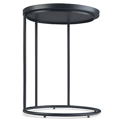 Simpli Home Monet Metal End Table