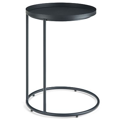 Simpli Home Monet Metal End Table