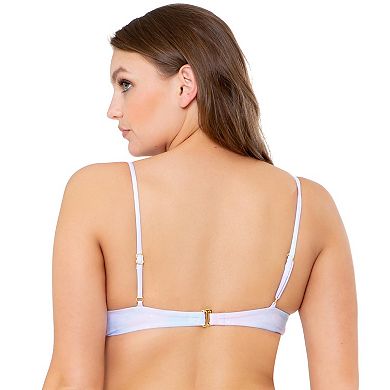 Women's Sugar Coast Knot Front Bralette Bikini Top