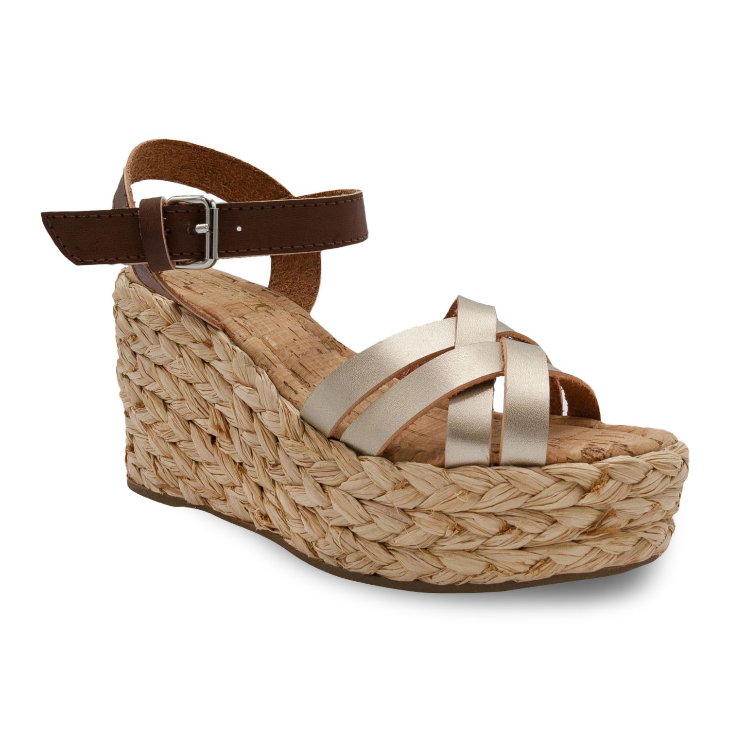 gold sandals kohls