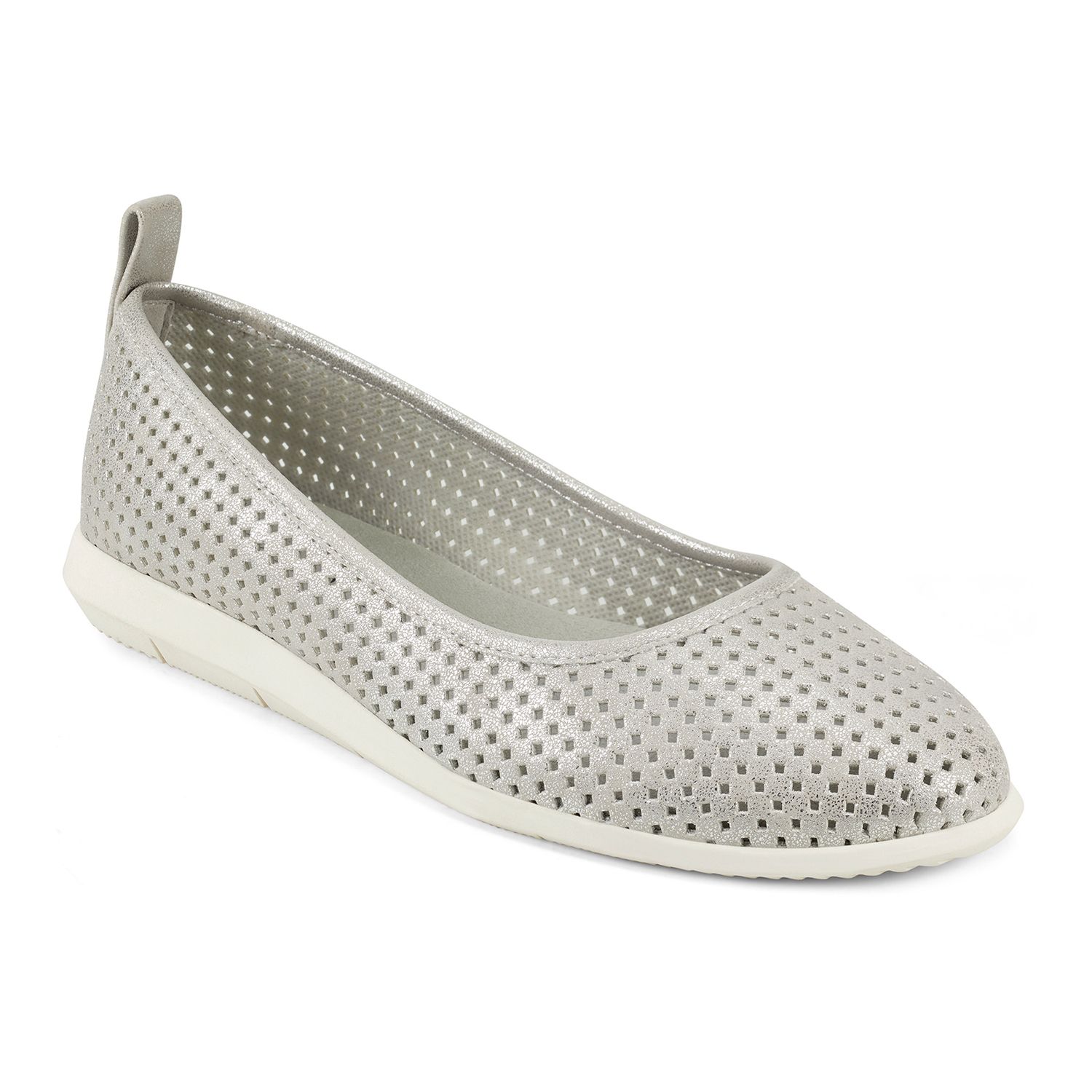 kohls white flats