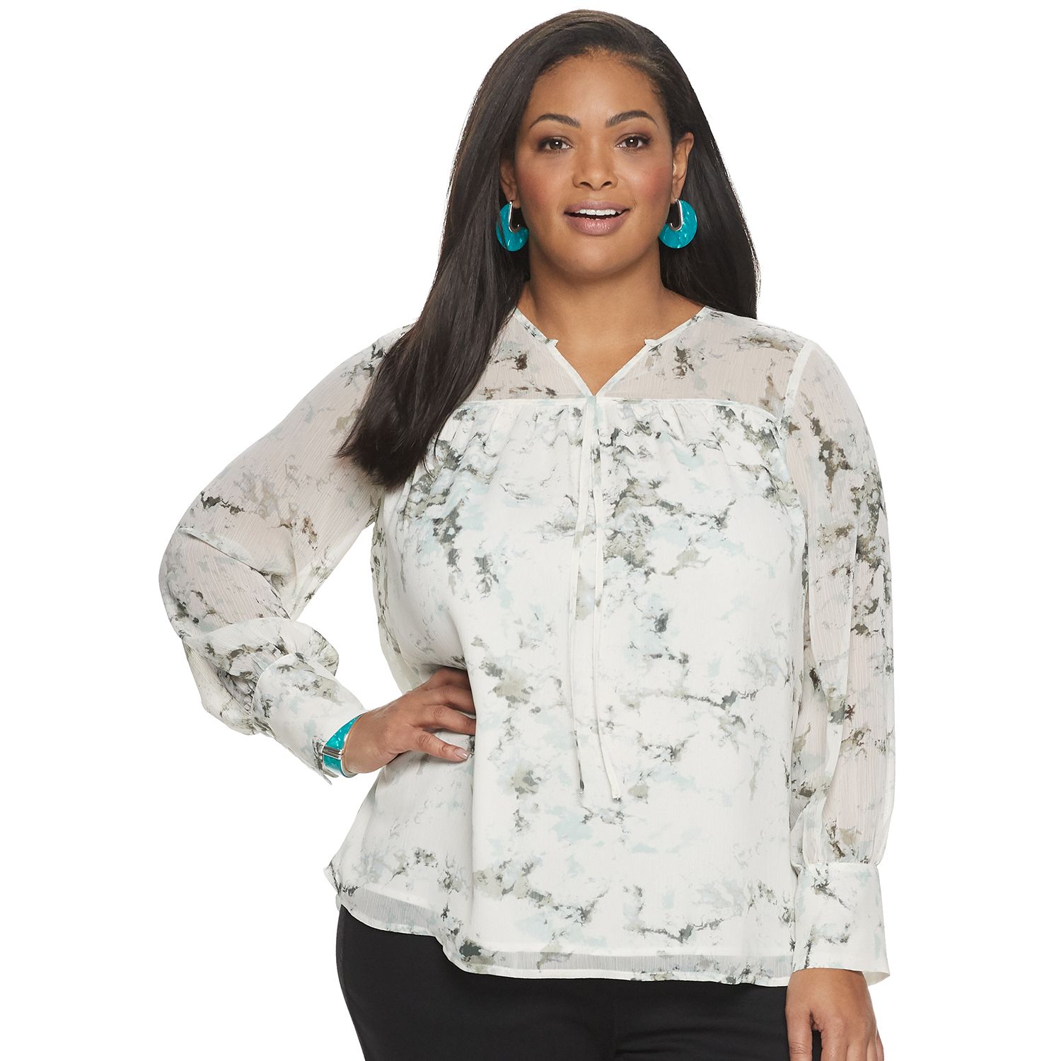 apt 9 blouse plus size
