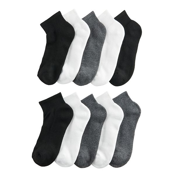 Women's Tek Gear® 10-pack Basic Ankle Socks