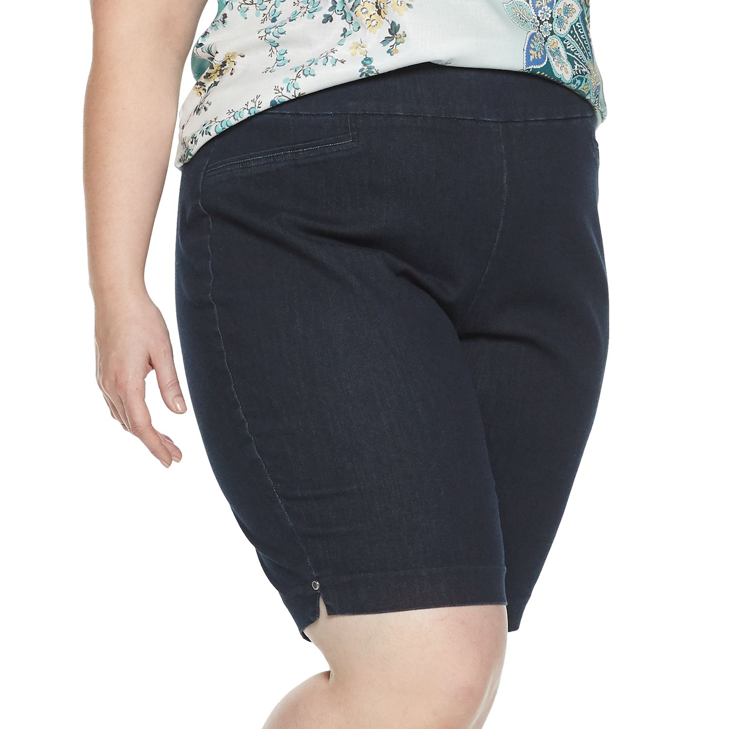 kohls plus size shorts