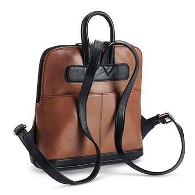 ili mini backpack Pocket  New York 16 to 22 (in) ili Adjustable Strap Leather Backpack,