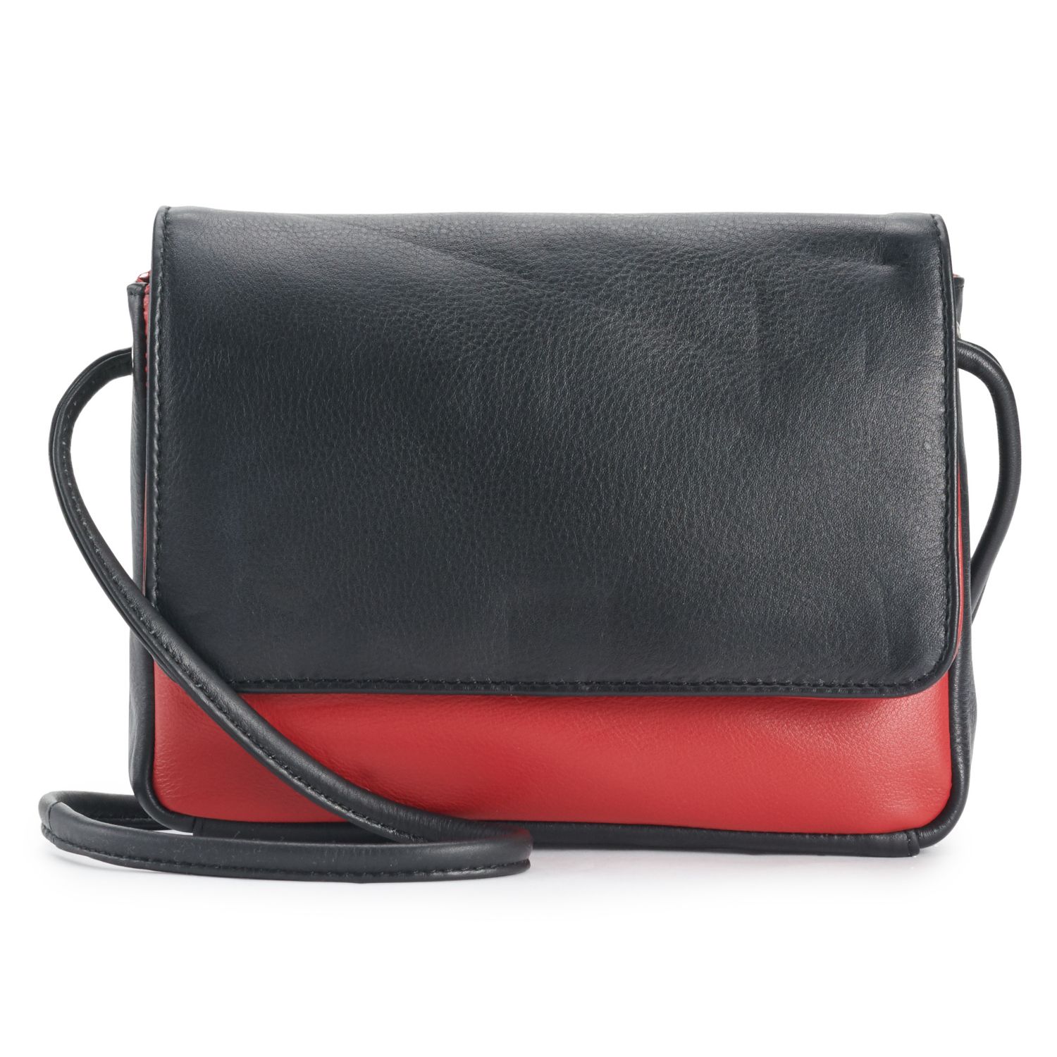 real leather crossbody bag