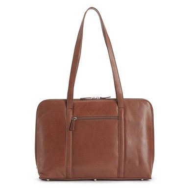 ili Leather Laptop Tote Bag