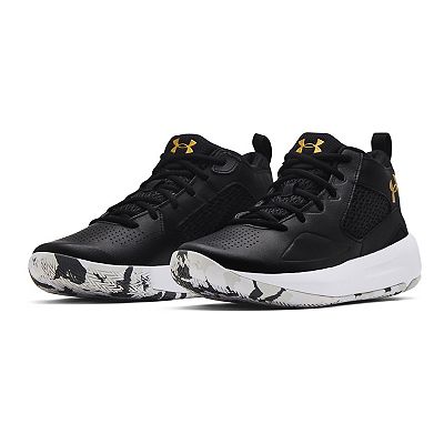 Under Armour Men’s Size 9 Lockdown 5 Mid Lace Up Basketball Sneakers Under Armour UA GS Lockdown 5 Youth Basketball Sneaker Shoes  main image 3