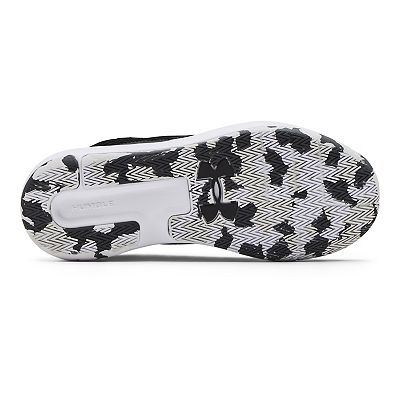 Under Armour Unisex White Black Lockdown 5 Athletic Basketball Shoes Sz M8/W9.5 Under Armour Lockdown 5  main image 2