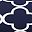 Navy Quatrefoil