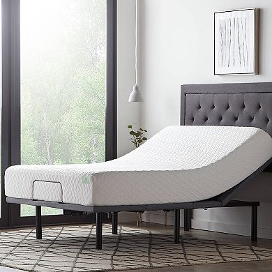 Lucid Dream Collection 10-in. Medium Memory Foam Mattress with Elevate Adjustable Bed Base