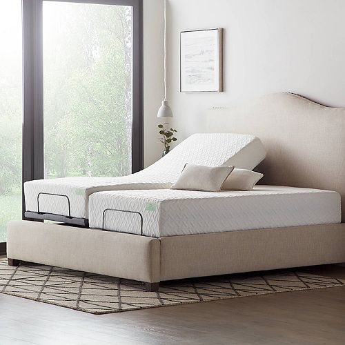 The Dream Collection™ by Lucid® 10Inch Gel Memory Foam Mattress and Elevate Adjustable Bed Base