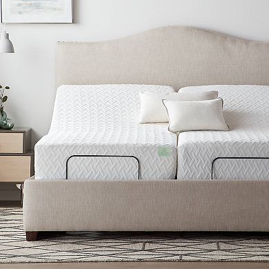 The Dream Collection™ by Lucid® 10-Inch Gel Memory Foam Mattress and Elevate Adjustable Bed Base Bundle