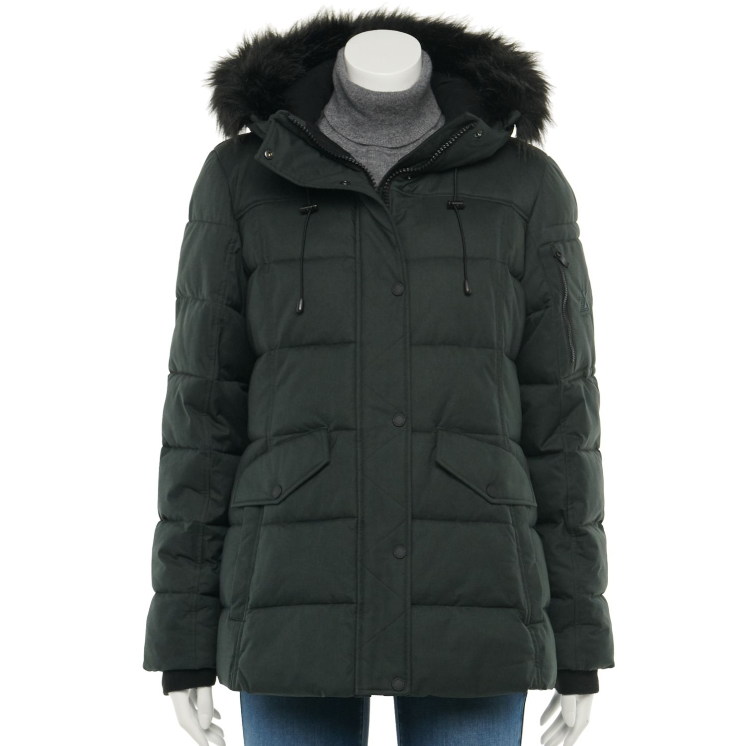 faux fur trim hood