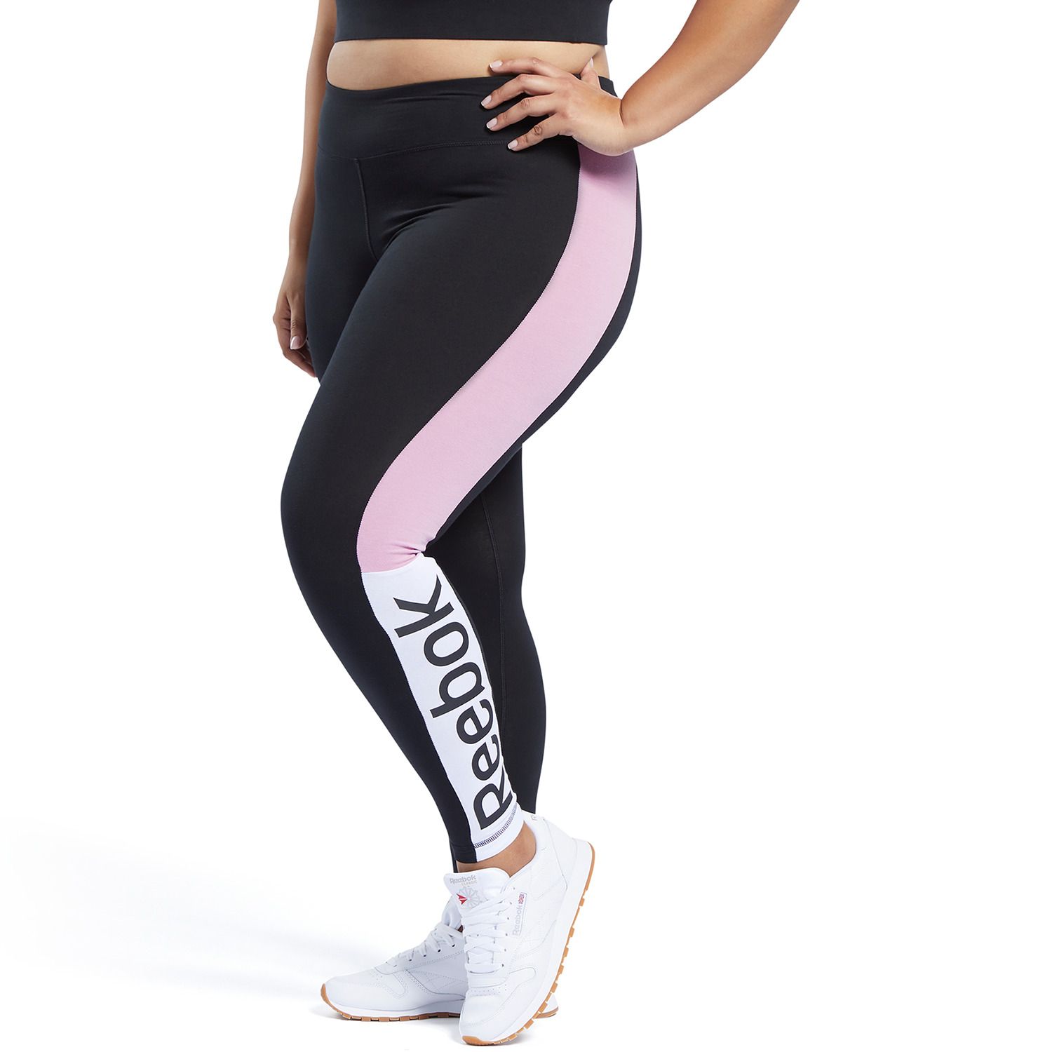 reebok plus size leggings