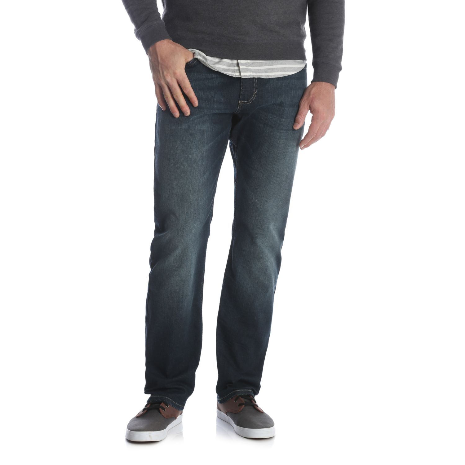 wrangler advanced comfort relaxed fit jeans