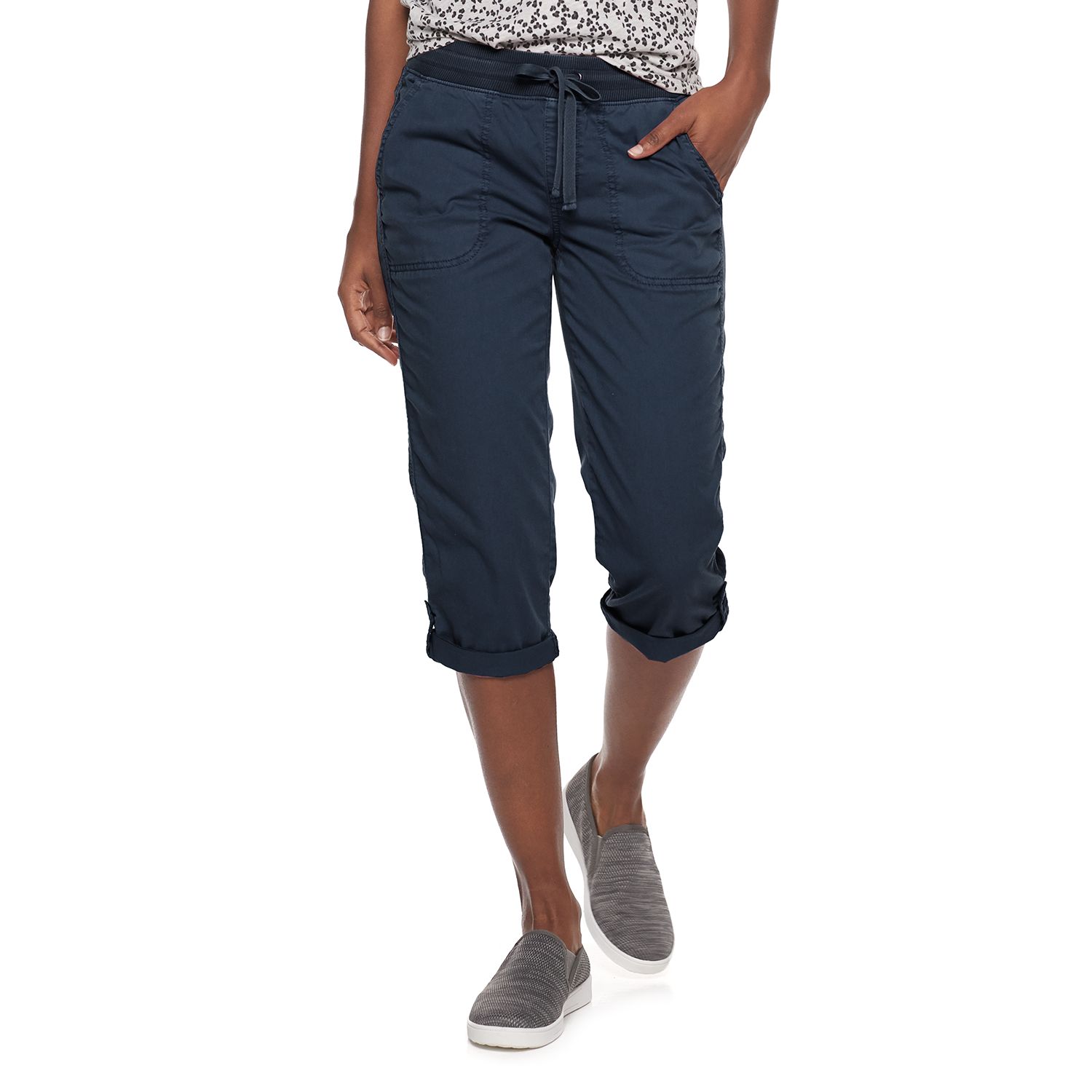 kohls womens capris petite