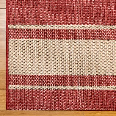 Gertmenian Paseo Castro Striped Indoor Outdoor Rug