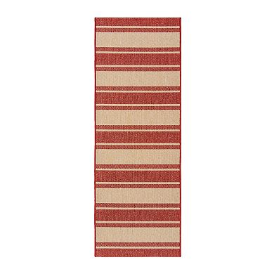 Gertmenian Paseo Castro Striped Indoor Outdoor Rug