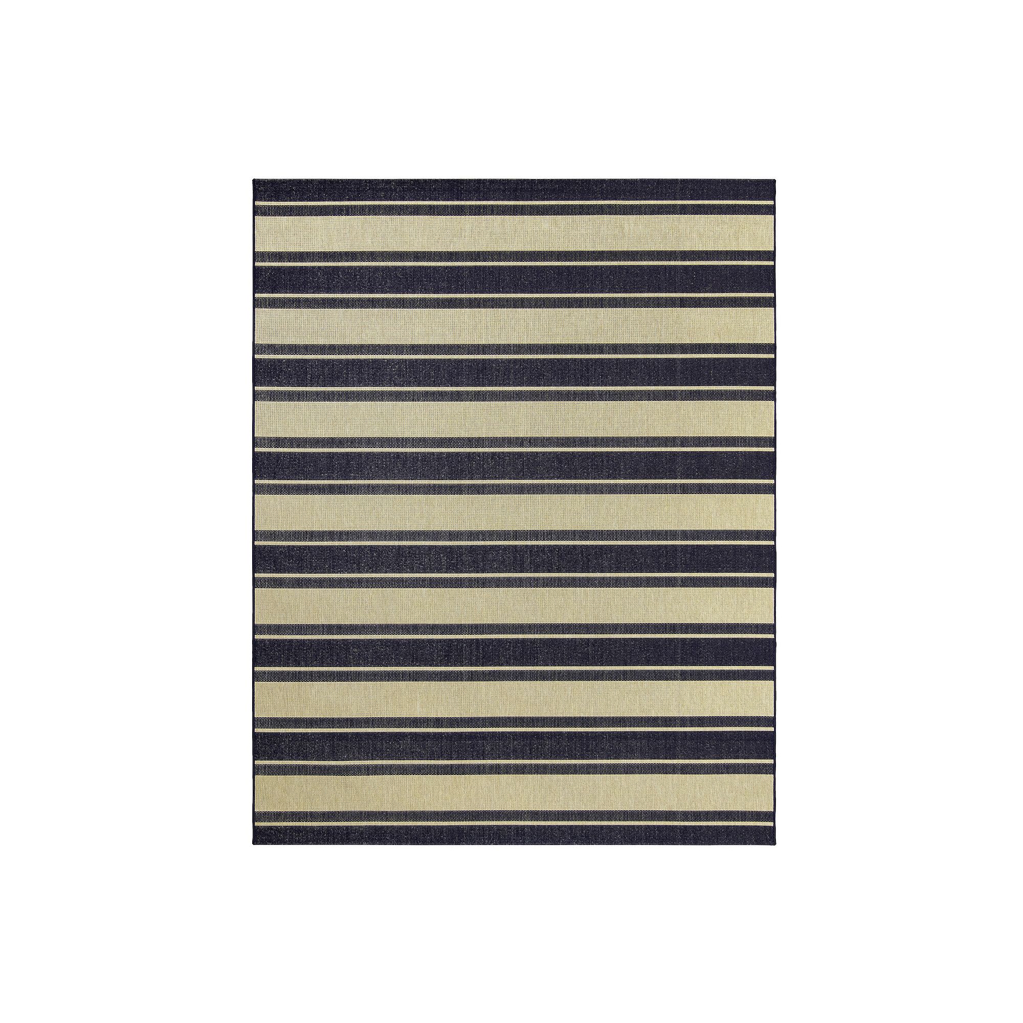 Gertmenian Paseo Castro Striped Indoor Outdoor Rug, Blue