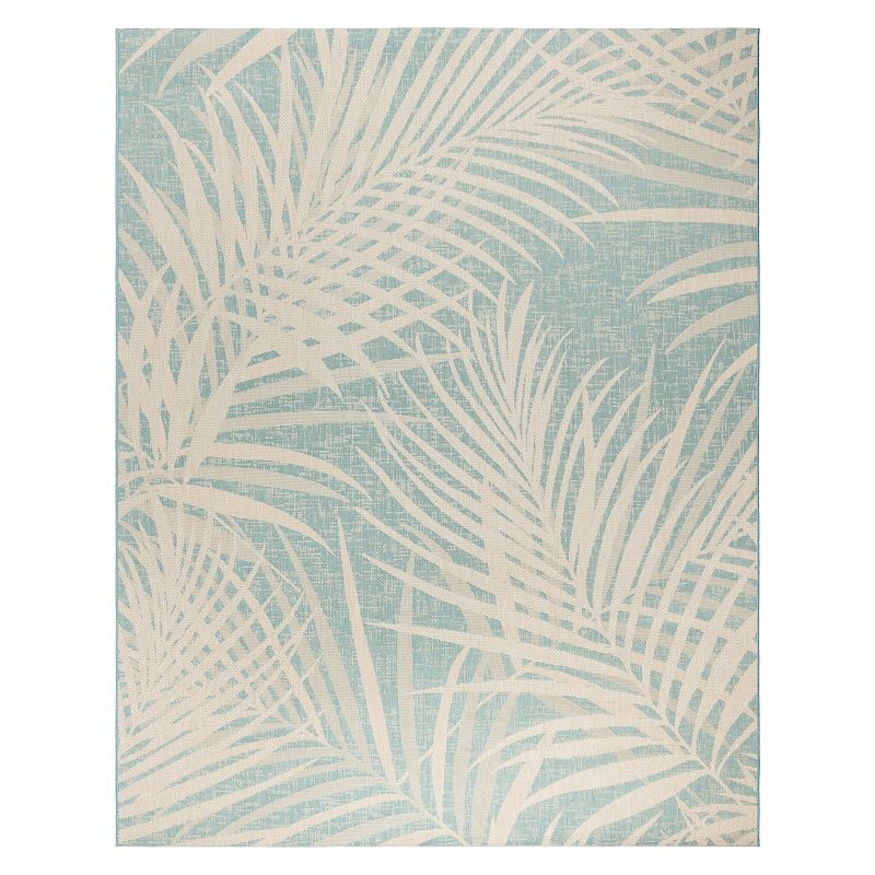 Gertmenian Paseo Paume Indoor Outdoor Area Rug, Green, 9X13 Ft