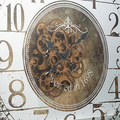 Distressed Wall Clock